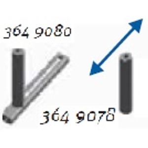 Oldalvezető görgő anyagtovábbító (290mm széles) asztalhoz (állítható)