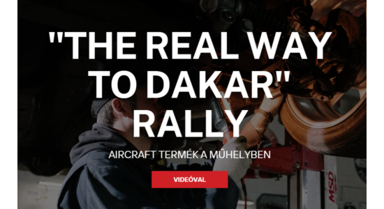 AIRCRAFT kompresszor a &quot;The Real Way to Dakar&quot; rallyn