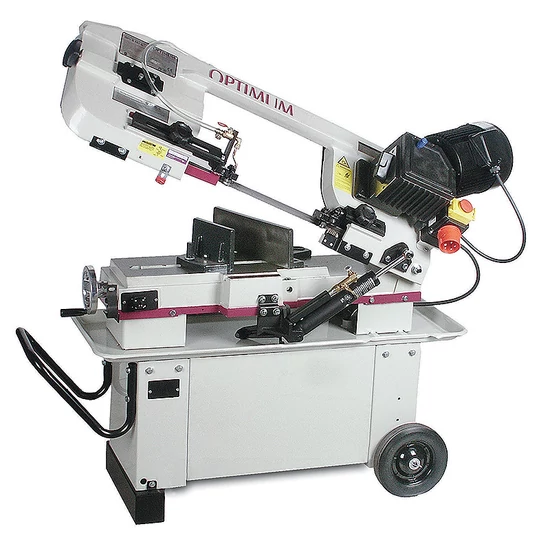 OPTIMUM Szalagfűrészgép OPTIsaw S181 G (átm.180mm, 3seb., 750W/400V)