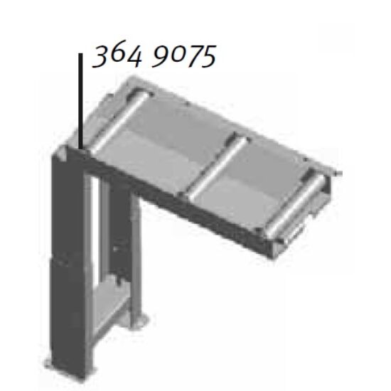 Metallkraft Görgős anyagtovábbító asztal bevezető (BMBS250x315HA-DG)