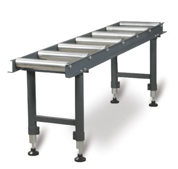 MSR7 H Anyagtovábbító asztal 7db görgővel 360kg/m (360x2000x660-1050mm)